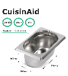 Гастроемкость CuisinAid 1/9 h=150 нерж. 176х108х150 CD-819-6 /50