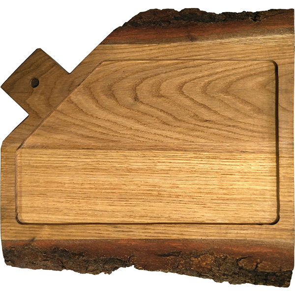 Доска для подачи; дуб; H=25,L=300,B=280мм PPwood Q240O-06N