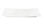 Блюдо 378х180х34 мм прямоуг. White Mel пластик меламин P.L. Proff Cuisine 5415