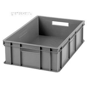 Контейнер д/хран.продукт.; пластик; 21л; H=22,L=40,B=30см; серый Paderno 44521-21