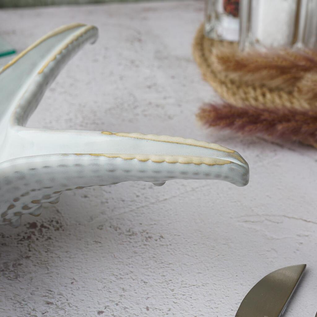Блюдо для подачи Звезда Gray Starfish Frutti di Mare 240 мм h60 мм P.L. Proff Cuisine QB23176002
