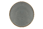 Тарелка для пиццы DARK GREY фарфор, d 280 мм, серый Porland 162928 темно-серый