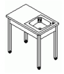 Ванна моечная ТММ МС-П 1/1500/700 (мойка 500х500х300)