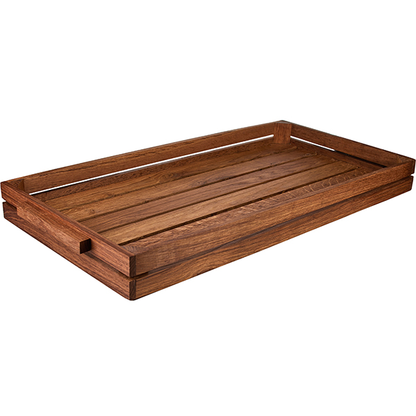 Ящик для подачи; дуб; H=6,L=60,B=30см; коричнев. PPwood Q617O-00N