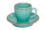 Чашка кофейная TURQUOISE 80 мл Porland 312109 TURQUOISE