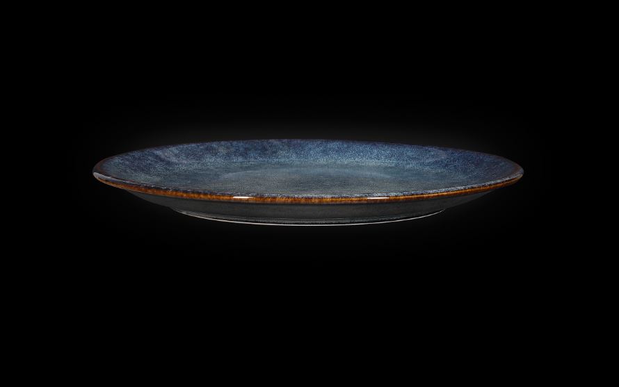 Тарелка мелкая Corone Celeste d=250 мм синий фарфор