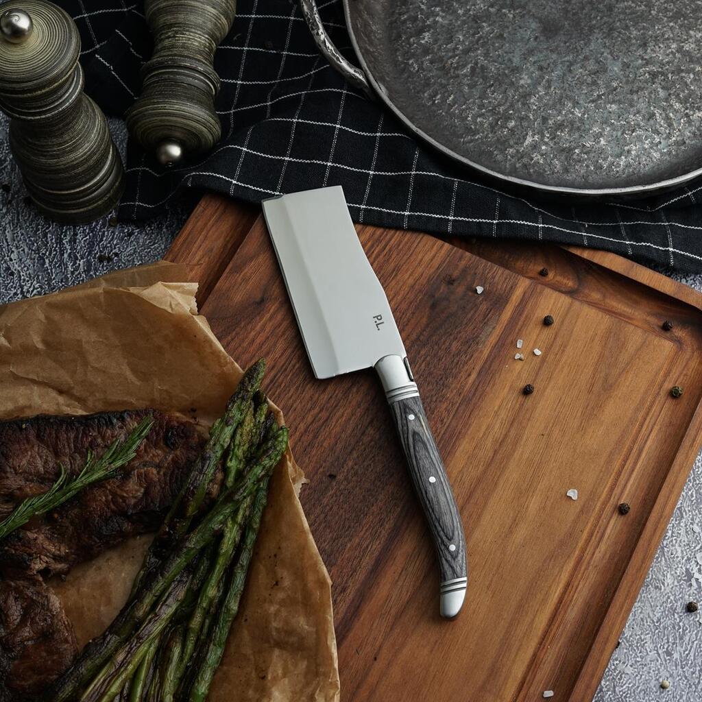 Нож для стейка топорик Garwin 216 мм Pakka Wood P.L. Proff Cuisine