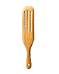 Лопатка 340 мм с отверстиями бамбуковая Kitchen Muse KM-BBG-34