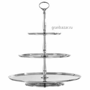Этажерка 3-х ярусная д/кондит.изд.; H=43см Sambonet 54139-03