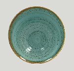 Ассиметричная тарелка Porcelain Twirl Lagoon 650 мл, 220х90 мм RAK TWBUBA22LA 