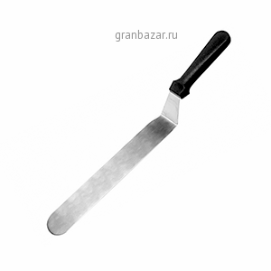 Лопатка; сталь нерж.,пластик; L=37/20,B=3.5см; металлич.,черный MATFER 112672