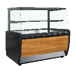 Витрина кондитерская Полюс K70 VM 0,9-12 LIGHT Паттерн (0107 Ольха)