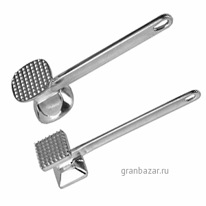 Молоток д/отбивания мяса; алюмин.; H=65,L=250,B=65мм; серебрист. Paderno 42508-01