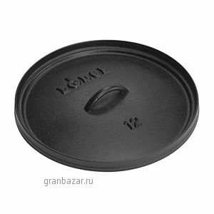 Крышка; чугун; D=28,H=5см; черный Lodge (изделия из чугуна) L8IC3