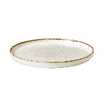 Тарелка мелкая CHEFS Walled с прямым бортом Stonecast d210мм h20мм Barley White Churchill SWHSWP211