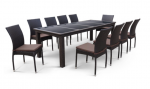 Комплект плетеной мебели T438/Y380A-W53 Brown 10PCS
