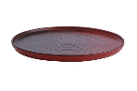 Тарелка с бортом RED фарфор, d 240 мм, красный Porland 18AC24 LYKKE RED