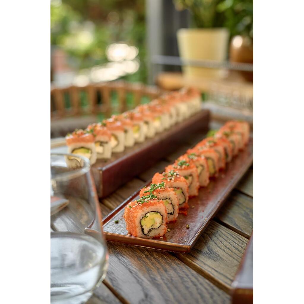 Блюдо прямоугольное Antic Copper Panasia 410*105 мм h15 мм P.L. Proff Cuisine ZA0438-16-GR