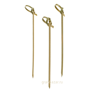 Шпажки д/канапе L=6см; бамбук; H=150,L=85,B=50мм; бежев. Pap Star 16769 250шт.