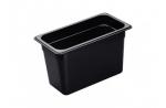 Гастроемкость (1/3);  H=20,L=32.5,B=17.6см; Cambro 38 CW 110 черн.