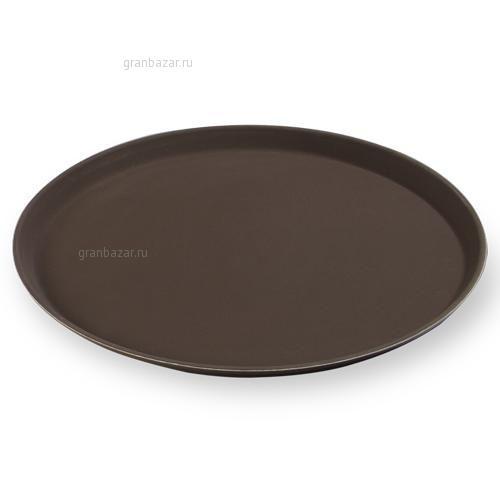 Поднос прорез. d=350 мм коричн. MGSteel 1400CTBr