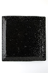 Тарелка квадратная BLACK MOSS фарфор, 270 мм, h 17 мм, черный Porland 188727 BLACK MOSS