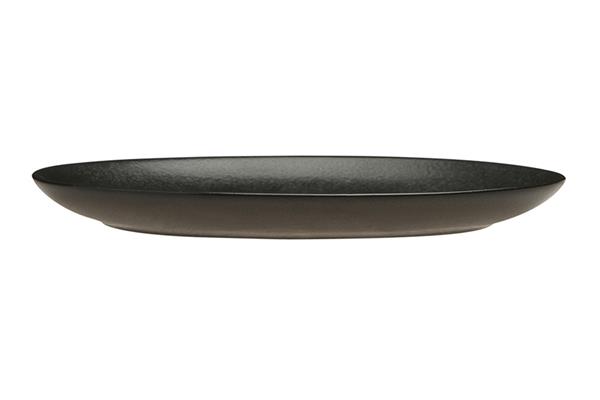 Блюдо овальное BLACK фарфор, 310х240 мм, h 31 мм, черный Seasons Porland 112131 черный
