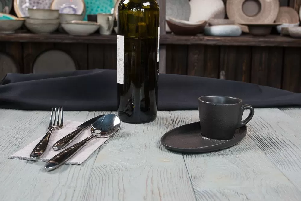 Кофейная пара Black Star Espresso 100 мл фарфор P.L. Proff Cuisine