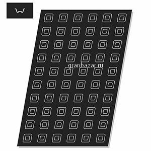 Форма конд.60*40см,3.7*3.7см 60шт. Paderno 47740107