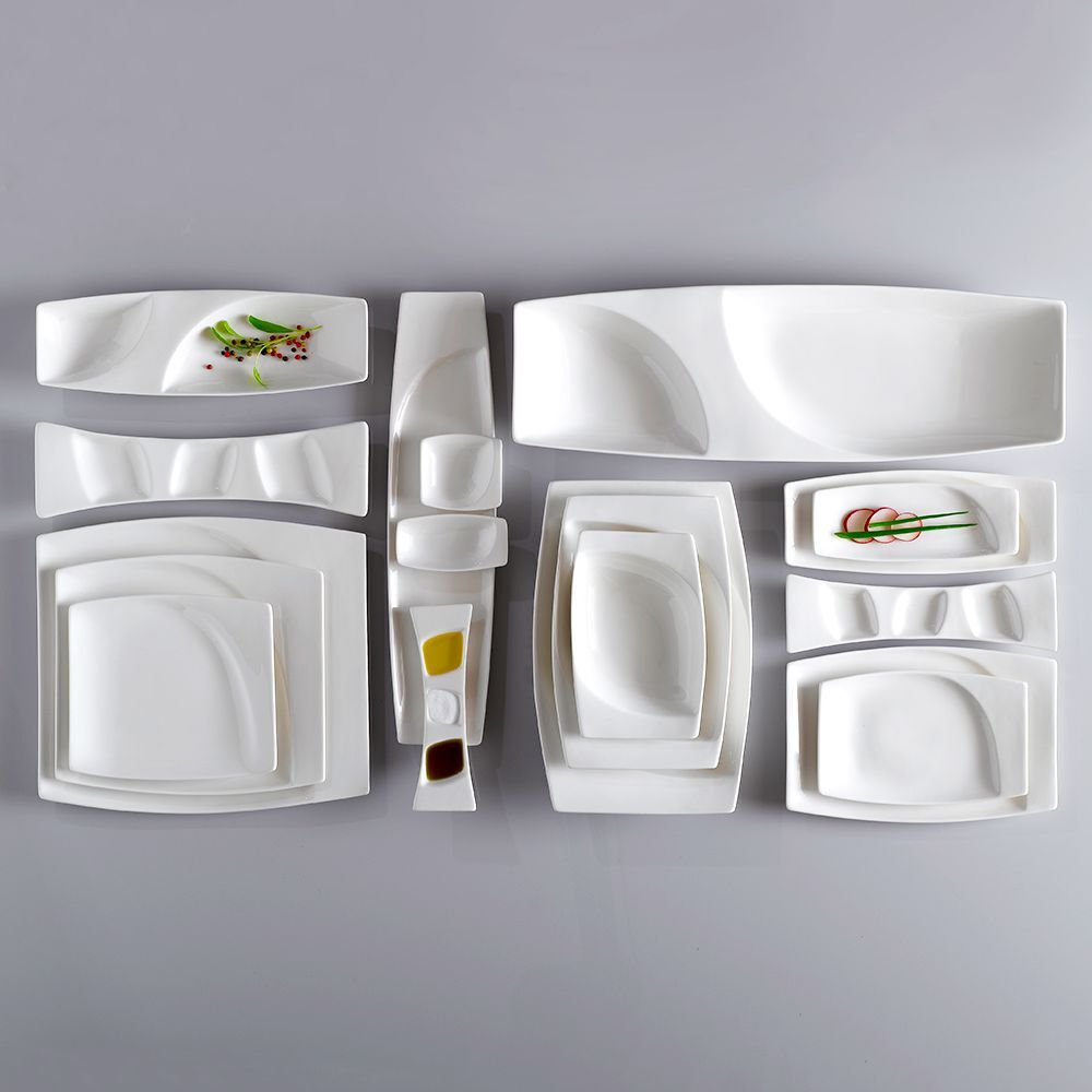 Тарелка RAK Porcelain Mazza прямоугольная, 3 секции, 260х75 мм MZCP26