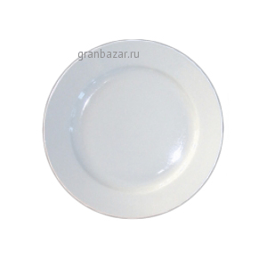 Блюдо круглое ров.край; фарфор; D=300,H=37мм; белый Дулёво 1756