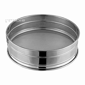 Сито; р-р ячейки 0.83*0.83мм; сталь; D=300,H=85мм; металлич. Paderno 12607-30