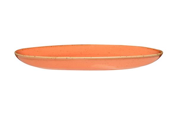 Блюдо овальное ORANGE фарфор, 180x140 мм, h 9 мм, оранжевый Seasons Porland 112118 оранжевый