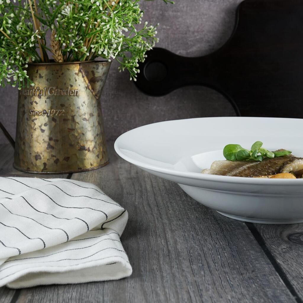 Тарелка глубокая Glory 500 мл d 305 мм h68 мм белая фарфор P.L. Proff Cuisine 20416-15