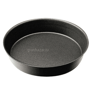 Форма д/выпечки; сталь,антиприг.покр.; D=24,H=4.3см; черный Paderno 47710-24