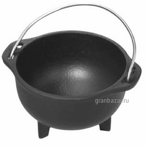 Котелок; чугун; 420мл; D=125,H=80,L=155мм; черный Lodge (изделия из чугуна) HCK