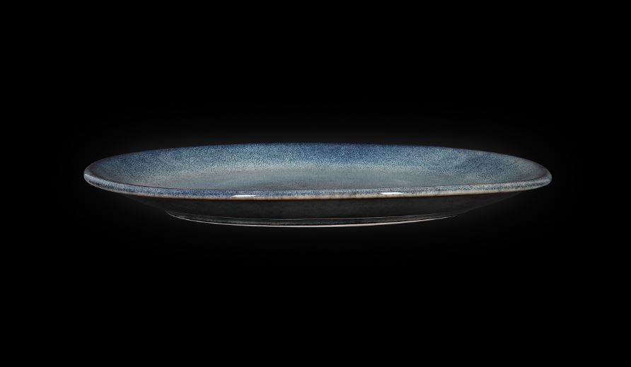 Тарелка мелкая Corone Celeste d=200 мм синий фарфор
