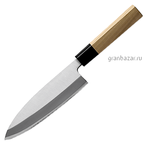 Нож д/мяса «Деба»; сталь нерж.,дерево; L=10.5см; металлич.,бежев. MATFER 120104
