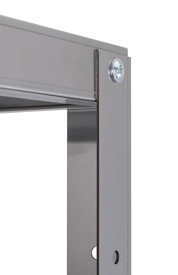 Стеллаж кухонный Luxstahl СР-1800х900х400/4 нерж