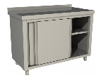 Стол производственный закрытый купе с бортом RESTOINOX СПЗК-15/6-Б