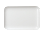 Блюдо 248х171х19 мм прямоуг. с бортом White Mel пластик меламин P.L. Proff Cuisine 5710