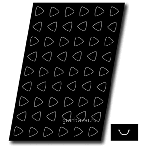 Форма конд.60*40см,4*4см h=2.4 54шт. Paderno 47740112