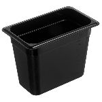 Гастроемкость 1/4 h=200 мм. 265х162 мм. 4,7 л. поликарб. черная Gastroplast /1/24/