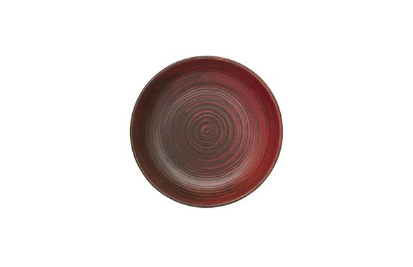 Салатник полуглубокий RED фарфор, d 160 мм, h 39 мм, красный Porland 368117 LYKKE RED