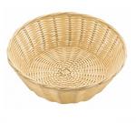 Корзина плетен.д/хлеба; полиротанг; D=20,H=7см; бежев. Sunnex C03002