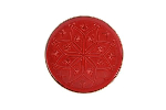 Тарелка RED CHRISTINA фарфор, d 210 мм, красный Porland 18CR21 красный