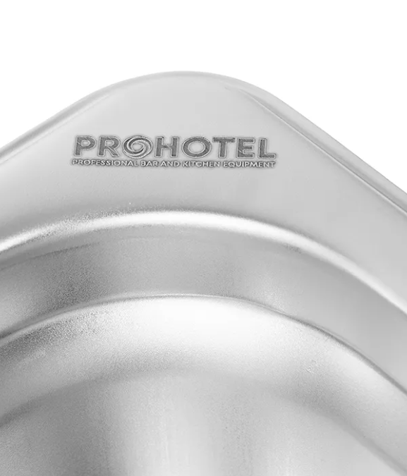 Гастроемкость GN 1/3;сталь нерж.;5,1л;,H=150,L=325,B=176мм;металлич. Prohotel 1/3X15CM