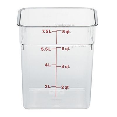 Контейнер для пищ. продуктов прямоуг. мерный  7,6л. поликарб. Cambro 8SFSCW 135