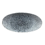 Блюдо овальное CHEFS без борта Studio Prints Raku 299х150мм Topaz Blue Churchill RKTBOV301