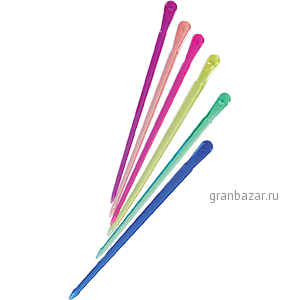 Пики д/канапе «Булава»; полистирол; L=8.5см; разноцветн. Prohotel 400шт.